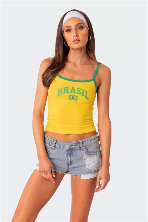 brasilien top damen|Brazil tank top